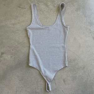 Dex striped bodysuit